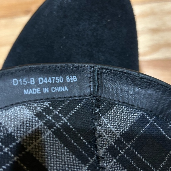 Cole Haan boots 8.5 black suede - Picture 5 of 12